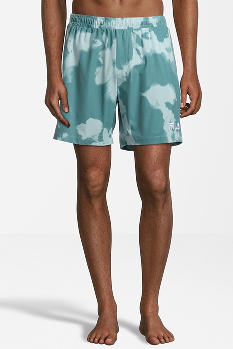 SAVONA AOP BEACH SHORTS BERYL GREEN FLORAL BATIC AOP 2