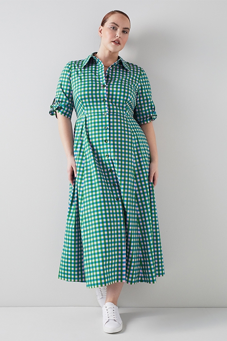 SAFFRON SHIRT DRESS MULTICOLOR 1