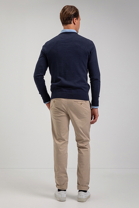 V-NECK SWEATER NAVY 4