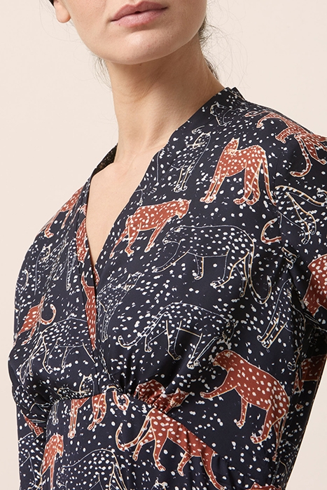 BEVERLEY TIGER PRINT DRESS 5