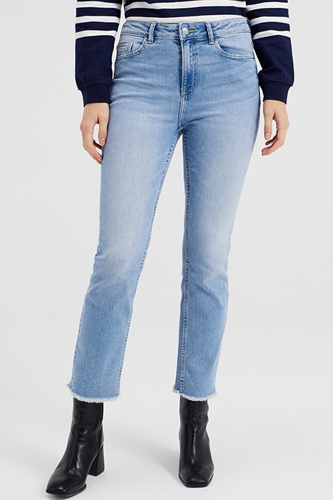 5-POCKET HIGH WAIST LIGHT BLUE 2