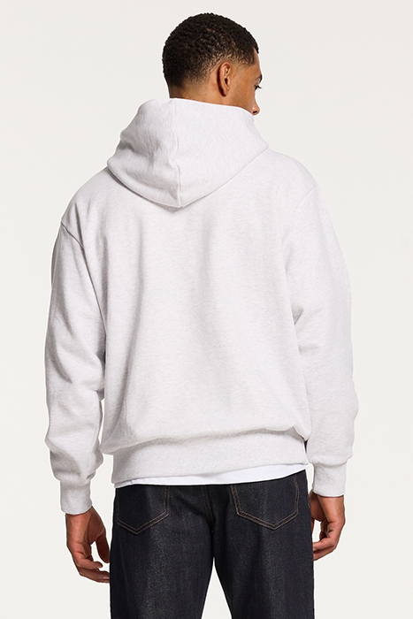 MEN BASEBALL HOODIE GREY MELANGE 3