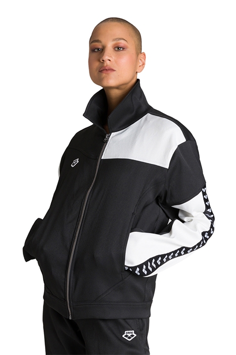 DENIM JACKET BLACK WHITE 3