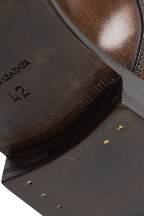LEATHER-DERBY-BROWN 6