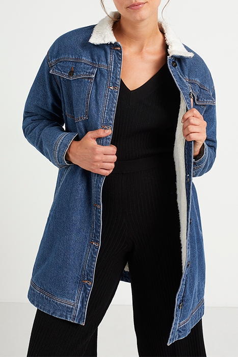 I.CODE AUTHENTIC SHERPA-LINED DENIM PARKA AUTHENTIC 6