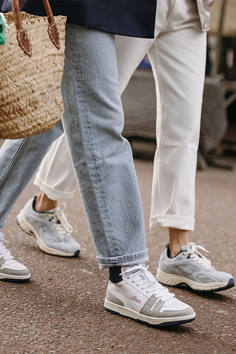 THE BROOKLYN HIGH WHITE/GREY WHITE/GREY 3