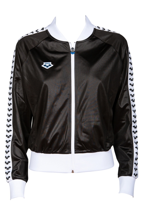 W RELAX IV TEAM JACKET SHINY BLACK WHITE BLACK 1