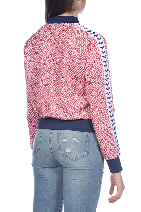 W RELAX IV TEAM JACKET DIAMONDS WHITE RED NAVY 7