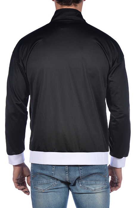 TEAM JACKET OVERSIZE BLACK WHITE BLACK 5