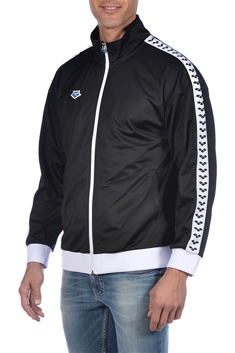 TEAM JACKET OVERSIZE BLACK WHITE BLACK 7