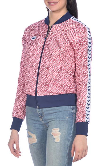 W RELAX IV TEAM JACKET DIAMONDS WHITE RED NAVY 6