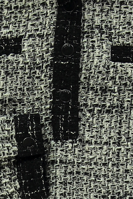 GIRLS’ ECRU TWEED-STYLE MINI ME SHIRT DRESS OFF-WHITE 3