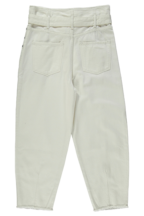 SAMMY PAPERBAG JEAN WHITE 2