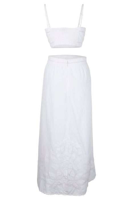 MALA BRODERIE DRESS CHALK WHITE 2