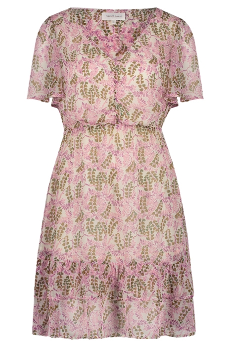 MANOU DRESS WARM WHITE/PURPLE PR 5