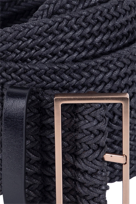 LARISA WIDE WOVEN BE BLACK/WARM BRASS 3