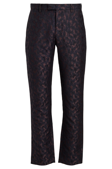 SLIM FIT PANTS WITH WELT HIP POCKET AND EXTENDED W MERLOT 1