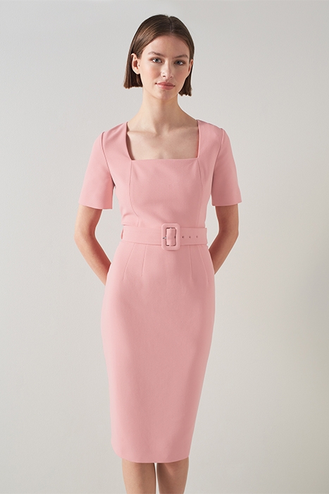 LEONORA MIDI DRESS PINK 1