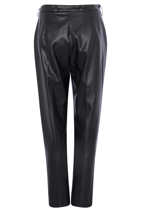 CROLENDA PU TAPERED SUIT TRSR BLACK 4