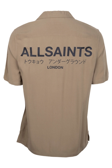 UNDERGROUND SS SHIRT KHAKI BROWN/JT BLK 2