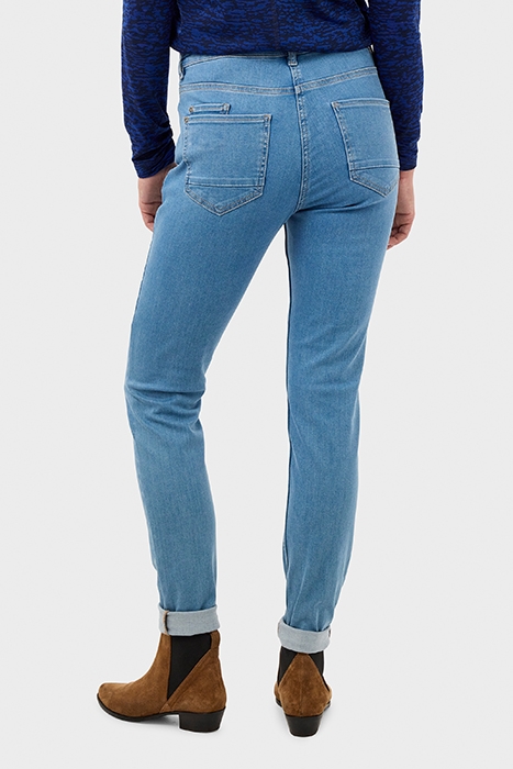SKINNY HIGH WAIST DENIM MID BLUE DENIM 2