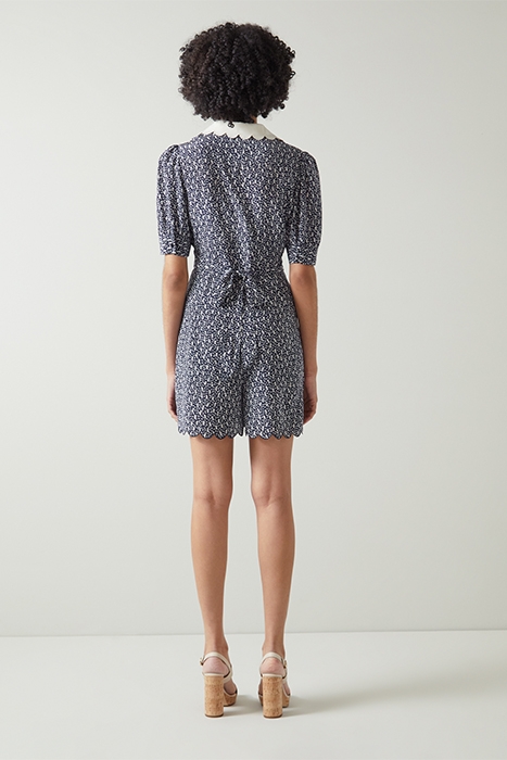 LITA ROMPER NAVY/CREAM 3