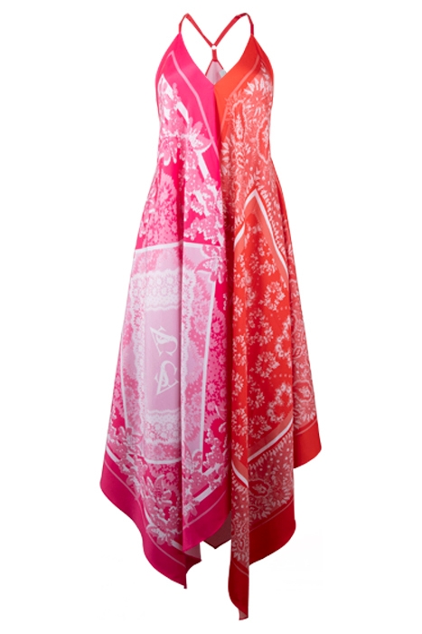 LIL PALOMA DRESS DEEP RED/ORANGE 1