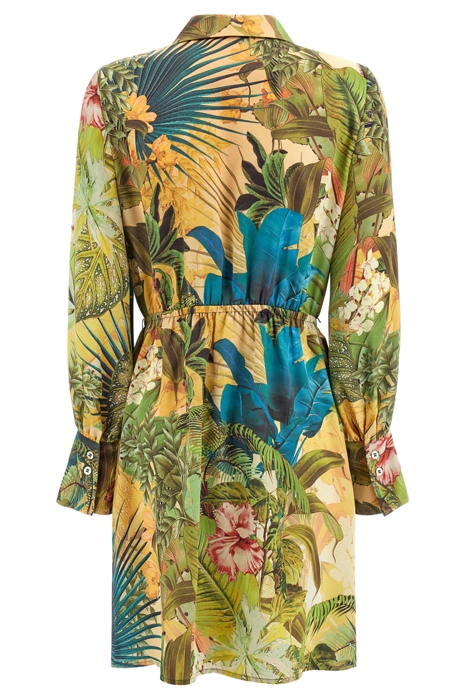 PETRA DRESS SOLID SANCTUARY PRINT 6