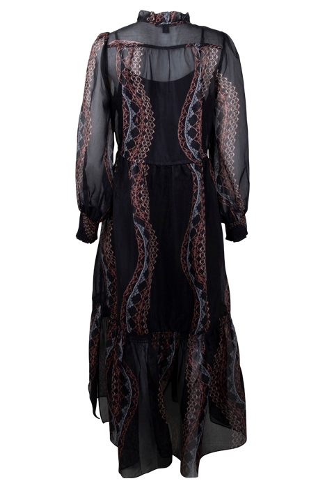 NISHA LETICIA DRESS BLACK MULTI 2