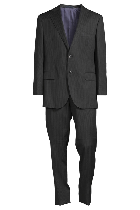 MID GREY STRIPED LAZIO SUIT 1
