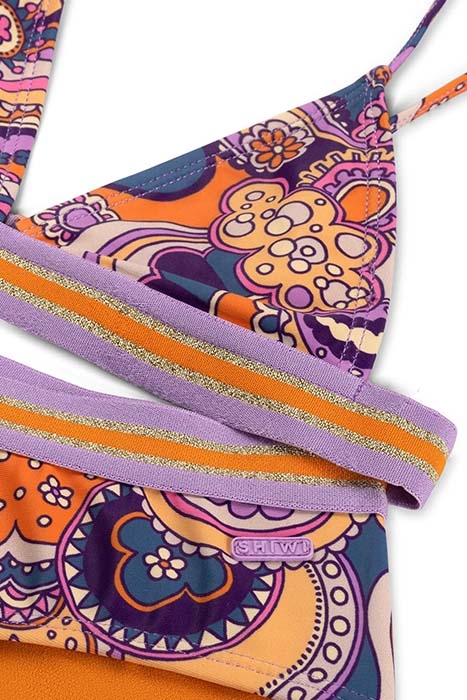 GIRLS LUNA BIKINI SET WOODSTOCK WAVE MULTI COLOR 3