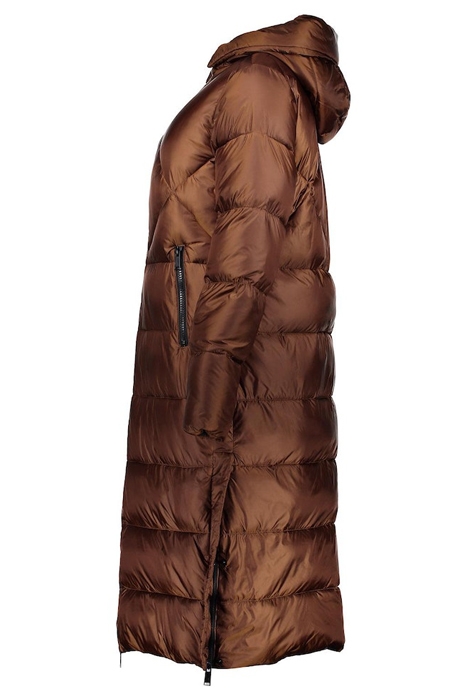 JACKET LONG QUILTED ECO-AWARE COGNAC 3
