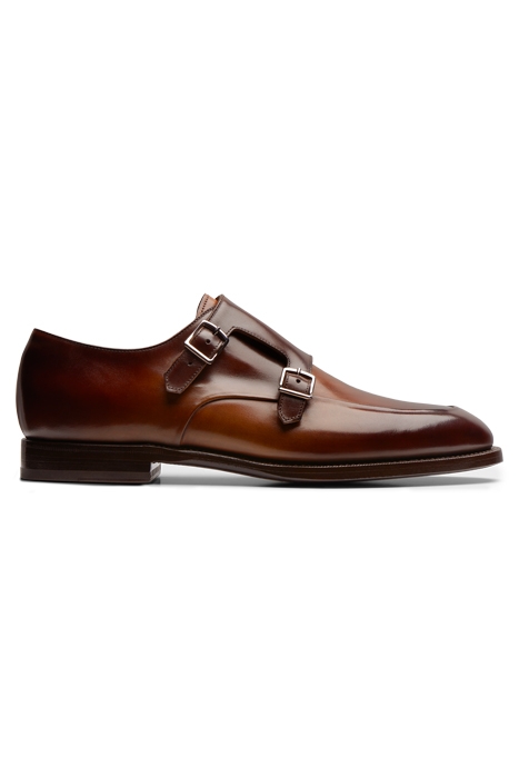 BROWN DOUBLE MONK STRAP BROWN 1