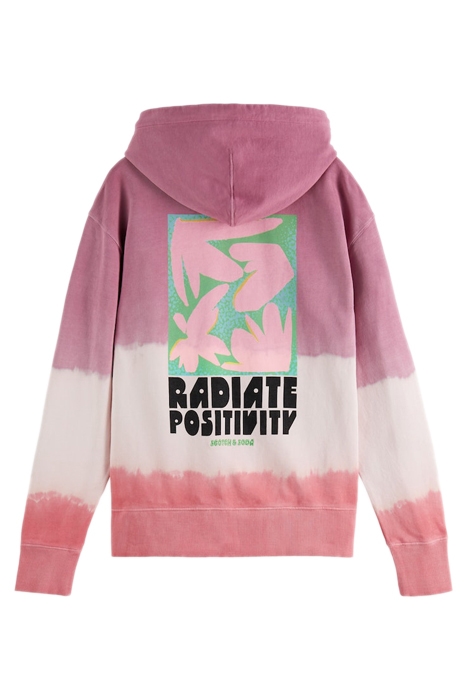 TIE-DYE ARTWORK RELAXED-FIT HOODIE COMBO D 2