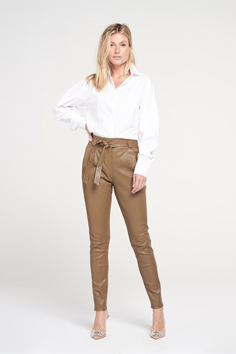 PAULA STRETCH LEATHER ANTIQUE GOLD 1