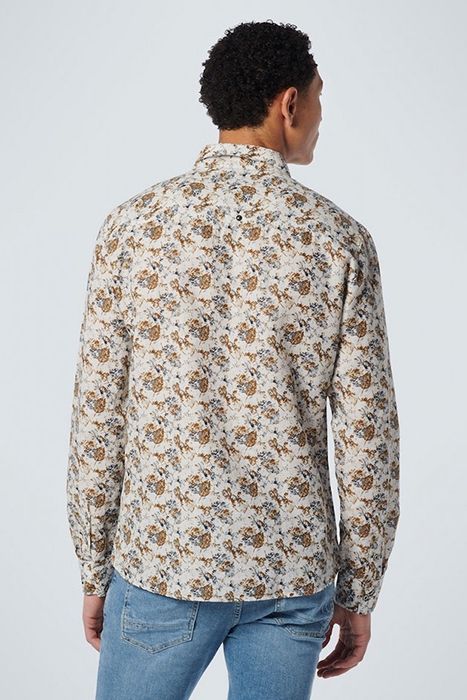 SHIRT ALLOVER PRINTED WITH LINEN OFFWHITE 2