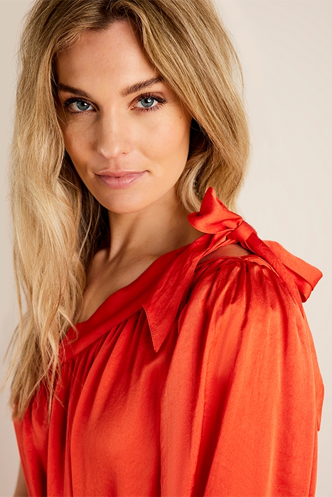 QUINTY: DRESS SILKY TOUCH MANDARIN 4