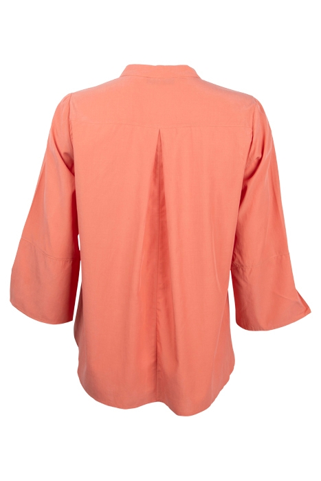 TOP V NECK TENCEL/COTTON WARM APRICOT 2