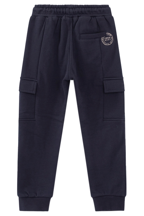 BOYS’ NAVY SWEATSHIRT FABRIC COMBAT-STYLE JOGGERS 2