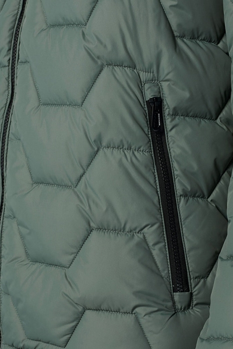 JACKET SHORT FIT PADDED DARK SEAGREEN 6