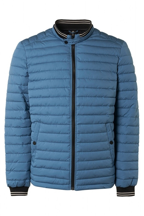 JACKET SHORT FIT PADDED BLUE 4