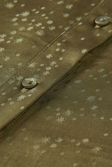 KARIS PRINTED SHIRT DRESS DARK OLIVE 3