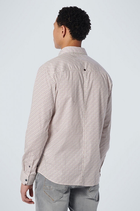SHIRT STRETCH ALLOVER PRINTED OFFWHITE 2