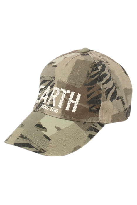 BOYS’ KHAKI CAMOUFLAGE PRINT CAP 1