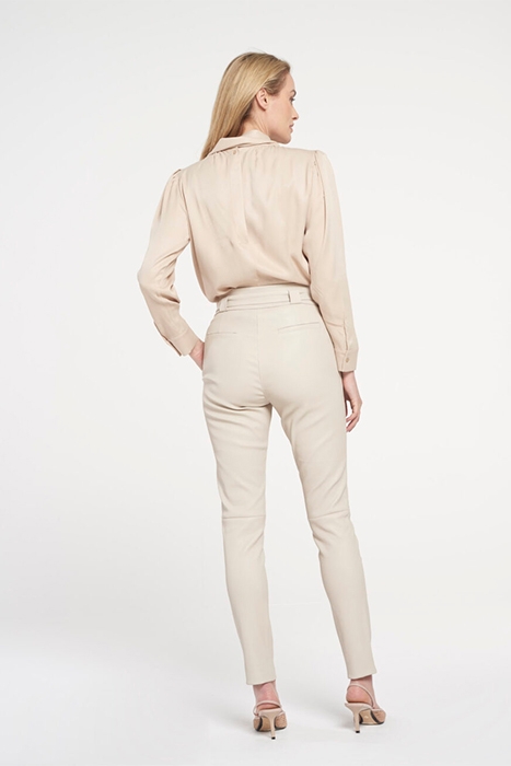 PAULA (STRETCH LEATHER) OYSTER WHITE 2