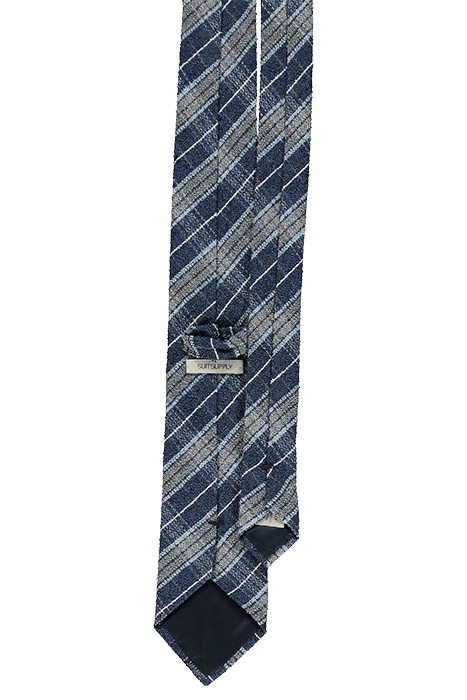 BLUE CHECKED TIE 3