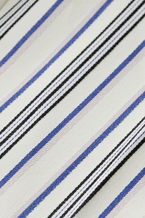 LOWRY - MID-RISE SLIM STRIPED TROUSERS BLUE PINK STRIPES 3