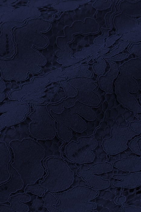 LACE DRESS MIDI NAVY BLUE 6