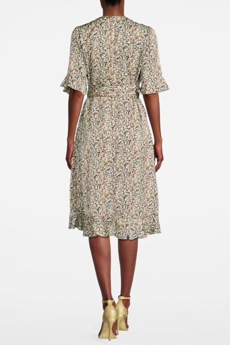 WRAP DRESS PRINTED POLYESTER MULTICOLOUR 2