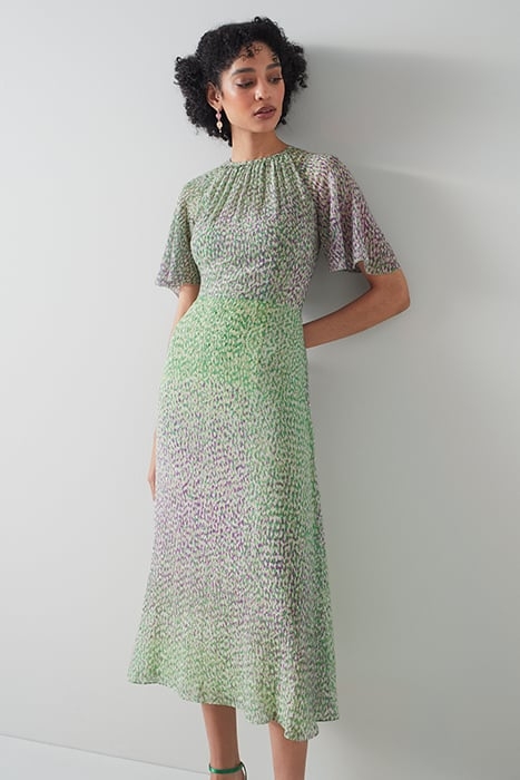 ELOWEN MIDI DRESS PURPLE 1